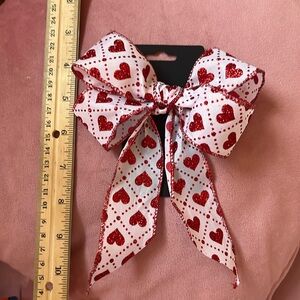 Handmade Wired Ribbon Bow Barrette
